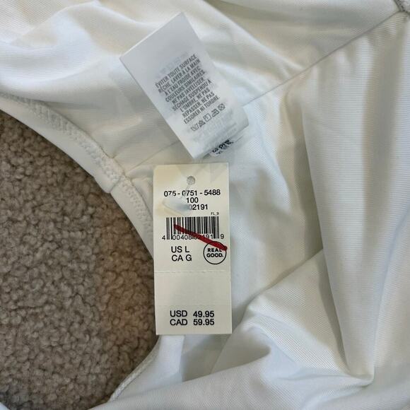 NWT Aerie Smiley Birthday Scoop Cheekiest One Piece Swimsuit Beach Swim Size L - Picture 6 of 6